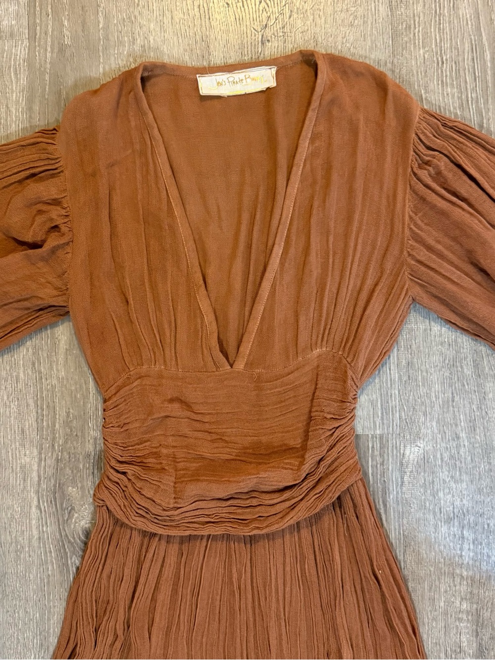Free People x JEN'S PIRATE BOOTY Lapis Maxi Dress in Rust - Picture 7 of 9